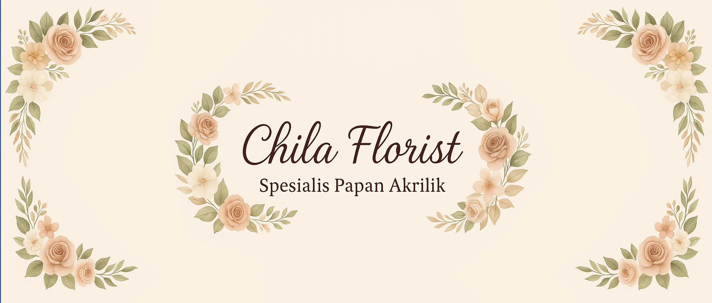 Papan Ucapan Akrilik Serang