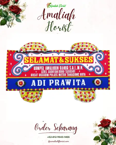 Papan Bunga Ucapan Selamat Serang